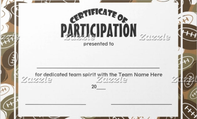 Free 9 Examples Of Certification Of Participation In Psd For Awesome Certificate Of Participation Template Ppt