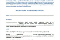 Free 9 Sample Agent Contract Agreement Templates In Pdf With Regard To Business Broker Agreement Template