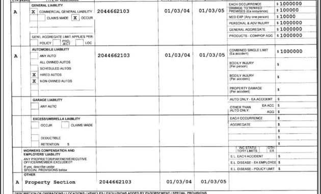 Free Acord 25 Fillable Forms Form Resume Examples Inside Quality Acord Insurance Certificate Template