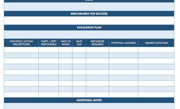 Free Action Plan Templates Smartsheet In Business Development Template Action Plan