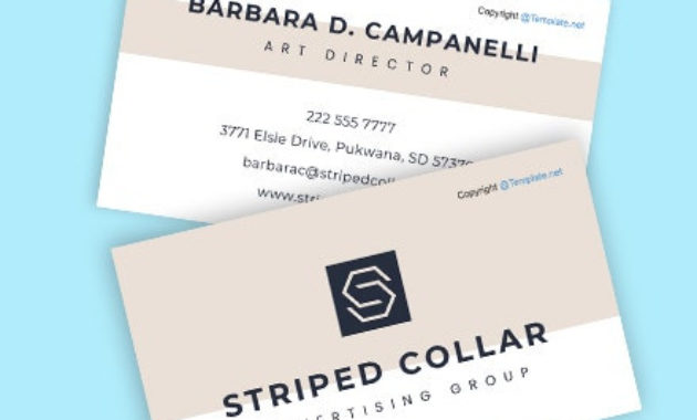 Free Advertising Agency Business Card Templates Word Inside Business Card Template Pages Mac