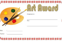 Free Art Award Certificate Templates Editable 10 Elegant With Art Award Certificate Template