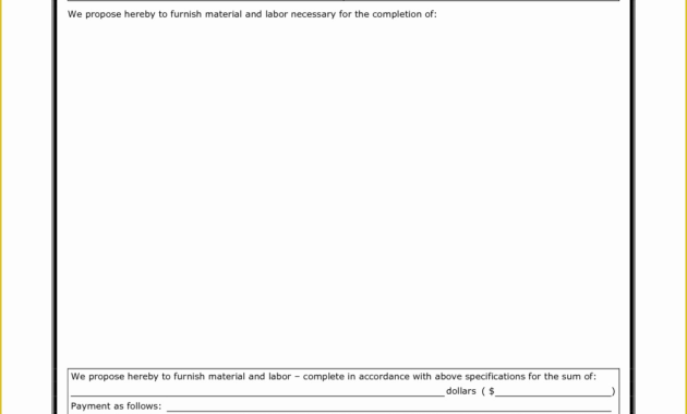 Free Bid Proposal Template Of Plumbing Proposal Template Intended For Quality Plumbing Proposal Template