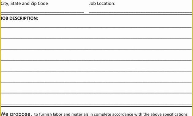 Free Bid Proposal Template Of Plumbing Proposal Template With Quality Plumbing Proposal Template