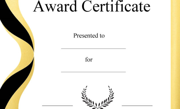 Free Blank Certificate Templates No Watermark Regarding Printable Chef Certificate Template Free Download 2020