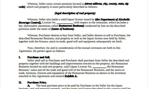 Free Business Agreement Form 30 Free Documents In Word Pdf For Free Business Purchase Agreement Template