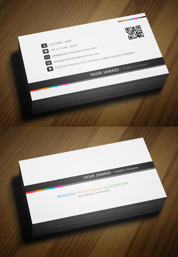 Free Business Cards Psd Templates Print Ready Design Pertaining To Web Design Business Cards Templates