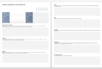 Free Business Case Templates Smartsheet For Project Business Requirements Document Template