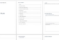 Free Business Continuity Plan Templates Smartsheet Within Small Business Administration Business Plan Template
