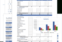 Free Business Plan Template For Word And Excel Regarding Business Plan For A Startup Business Template