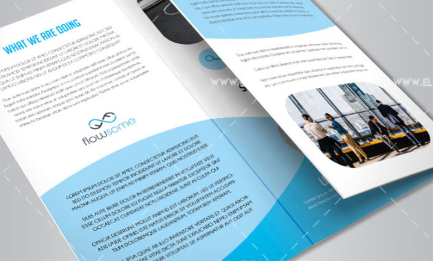 Free Business Trifold Psd Brochure Template Intended For Free Tri Fold Business Brochure Templates
