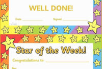 Free Certificate Templates For Students Of Certificate Of With Regard To Best Star Reader Certificate Templates