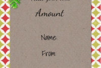Free Christmas Gift Certificate Template Customize In Awesome Present Certificate Templates