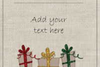Free Christmas Gift Certificate Template Customize Throughout Christmas Gift Certificate Template Free Download
