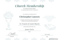 Free Church Membership Certificate Template Free Templates Intended For Life Membership Certificate Templates