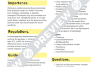 Free Cold Environments Toolbox Talk Template Haspod For Awesome Toolbox Meeting Template Doc