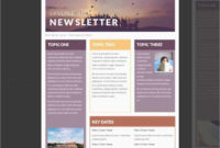 Free Collection 50 Templates For Newsletters Free Download Within Free Business Newsletter Templates For Microsoft Word
