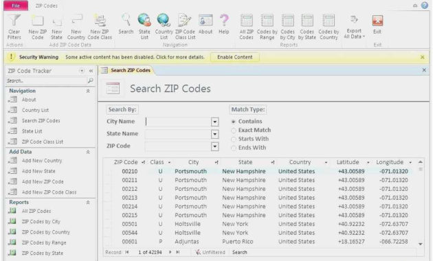 Free Collection Preventive Maintenance Access Database Regarding Small Business Access Database Template