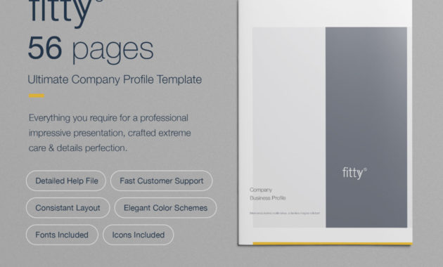 Free Company Profile Template Inside Free Business Profile Template Download