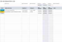 Free Construction Project Management Templates In Excel Pertaining To Change Management Log Template