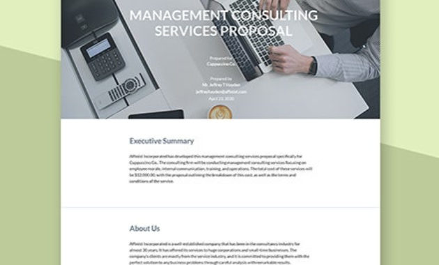 Free Consulting Proposal Templates Word Doc Google With Regard To Consulting Project Proposal Template