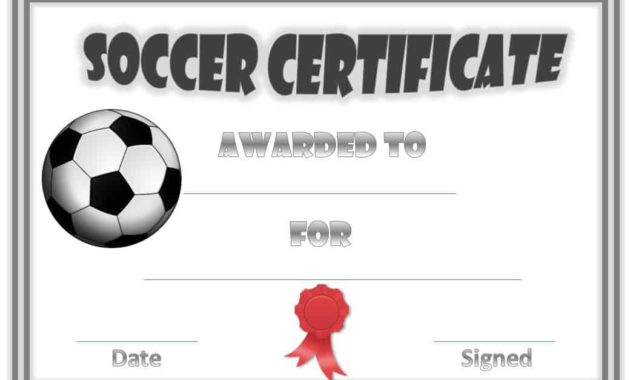 Free Editable Soccer Certificates Customize Online Inside Best Winner Certificate Template