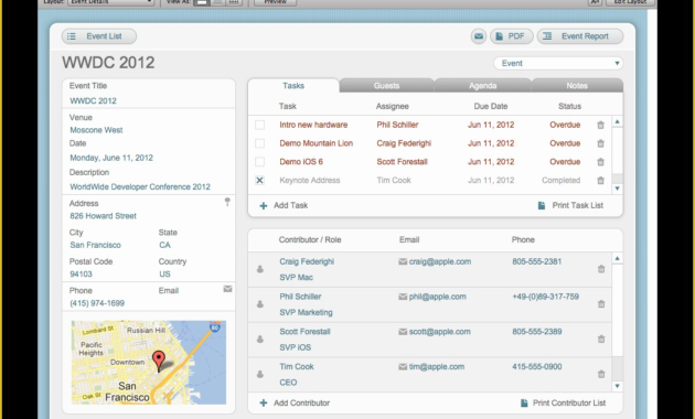 Free Filemaker Templates Mac Of Filemaker Pro 6 Mac Free In Filemaker Business Templates