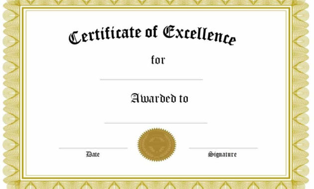 Free Formal Award Certificate Templates Customize Online Regarding Awesome Scholarship Certificate Template