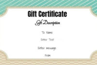 Free Gift Certificate Template 50 Designs Customize Inside Best Free Editable Wedding Gift Certificate Template