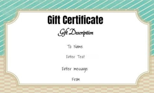 Free Gift Certificate Template 50 Designs Customize Inside Best Free Editable Wedding Gift Certificate Template