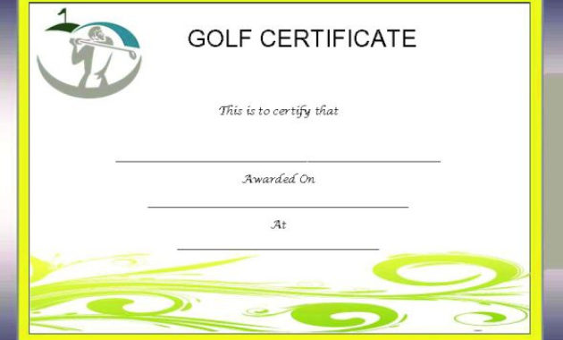Free Golf Certificate Templates For Word Gahara Intended For Golf Certificate Templates For Word