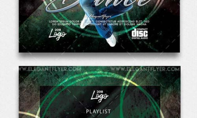 Free Hip Hop Dance V9 2018 Premium Cd Cover Template In Intended For Awesome Hip Hop Dance Certificate Templates