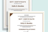 Free Hr Certificate Templates Word Doc Psd Google Within Best Indesign Gift Certificate Template