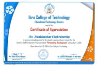 Free Knowledge Sharing From The International Trainer And Intended For Conference Participation Certificate Template