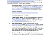 Free Maine Commercial Lease Agreement Template Pdf Word Throughout Business Lease Agreement Template