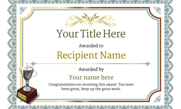 Free Martial Arts Certificate Templates Add Printable Inside Printable Art Certificate Template Free