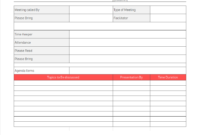 Free Meeting Agenda Templates Agenda Formats In Word Excel In Awesome Simple Meeting Agenda Template Word