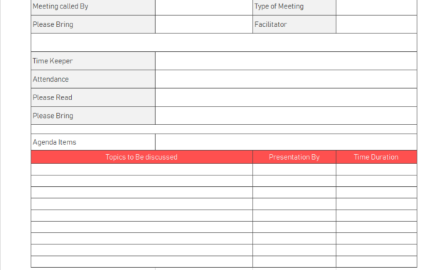 Free Meeting Agenda Templates Agenda Formats In Word Excel In Awesome Simple Meeting Agenda Template Word