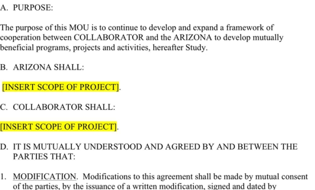 Free Memorandum Of Understanding Template Doc 85Kb 3 Regarding Template For Memorandum Of Understanding In Business
