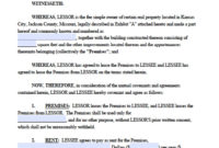 Free Missouri Commercial Lease Agreement Template Pdf Regarding Business Lease Agreement Template Free