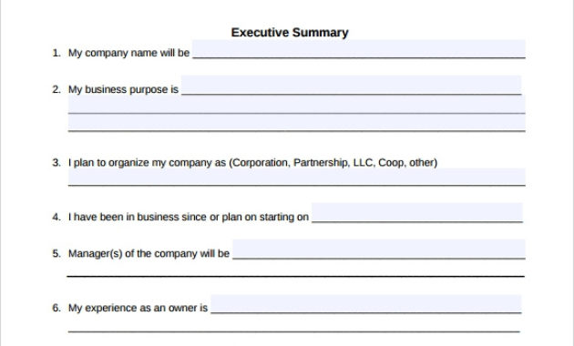 Free Ms Word One Page Business Plan Template Inside One Page Business Plan Template Word