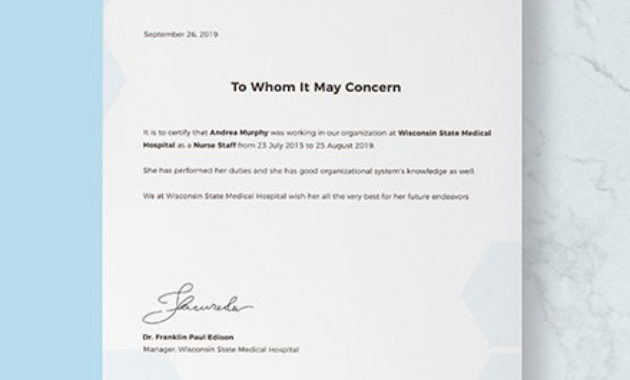 Free Nursing Experience Certificate Template Download 232 Pertaining To Amazing Template Of Experience Certificate