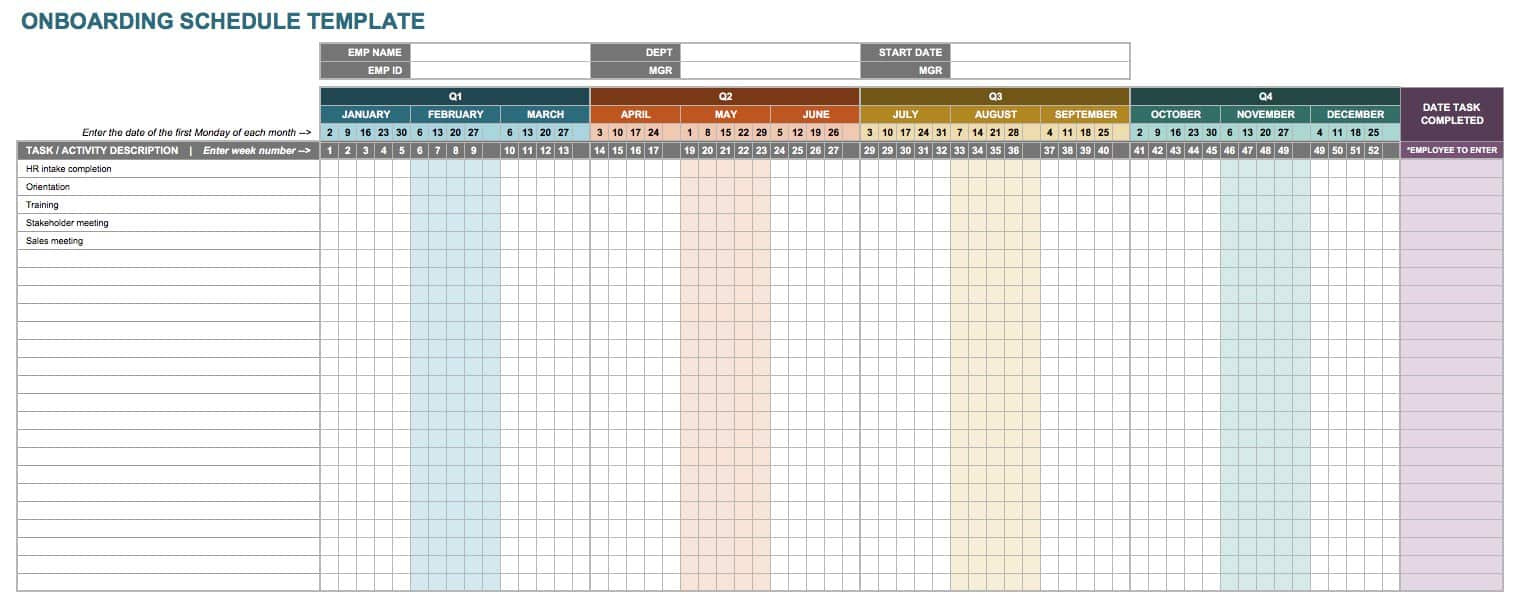 Free Onboarding Checklists And Templates Smartsheet Regarding Free Free 9 Smart Robotics Certificate Template Designs
