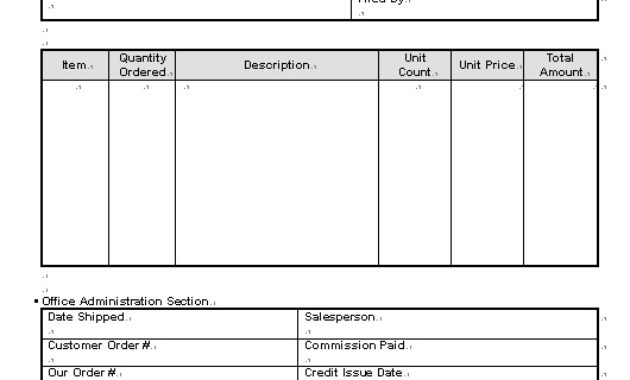 Free Online Business Document Templates Customer Return Within Free Document Templates For Business