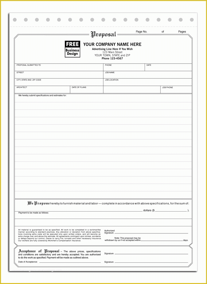Free Painting Proposal Template Download Of Mercial Pertaining To Painting Proposal Template