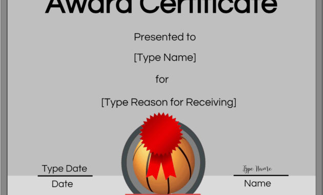 Free Printable Basketball Certificates Edit Online And Pertaining To Basketball Certificate Template