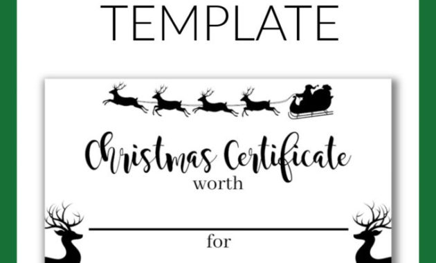 Free Printable Blank Christmas Certificate Template For Within Best Printable Tennis Certificate Templates 20 Ideas