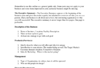 Free Printable Business Plan Sample Form Generic Inside Personal Training Business Plan Template Free