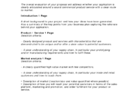 Free Printable Business Proposal Form Generic With Regard To Retail Business Proposal Template
