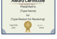 Free Printable Certificate Templates Customize Online For Free Printable Blank Award Certificate Templates